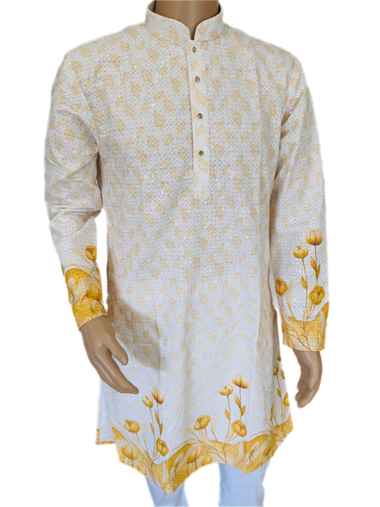 The Gilded Daaman – Sequin Jacquard Kurta Set