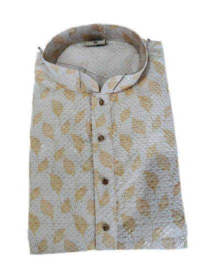 The Gilded Daaman – Sequin Jacquard Kurta Set