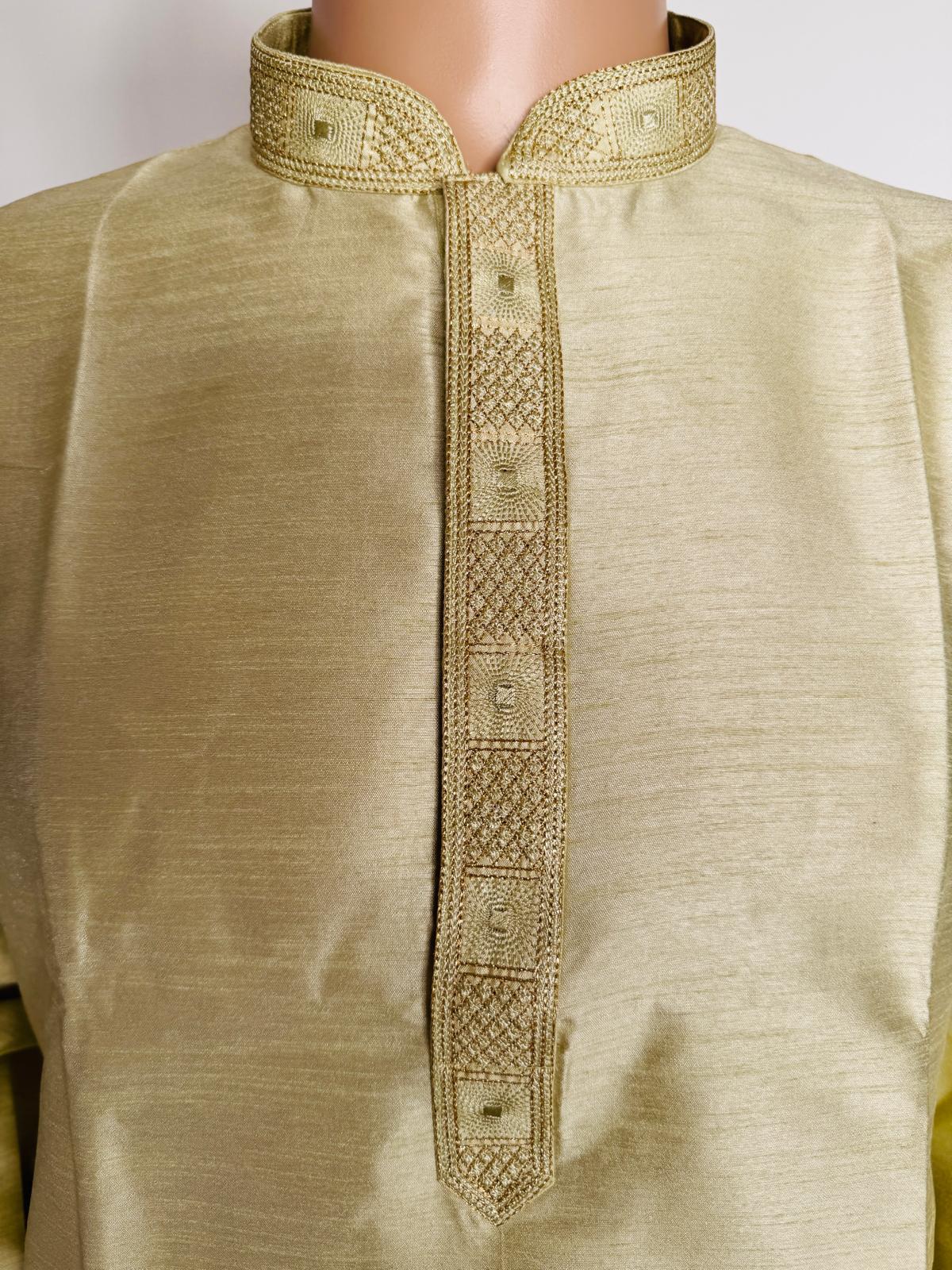 Silk Radiance - Harvest Gold Silk Radiance Kurta Set