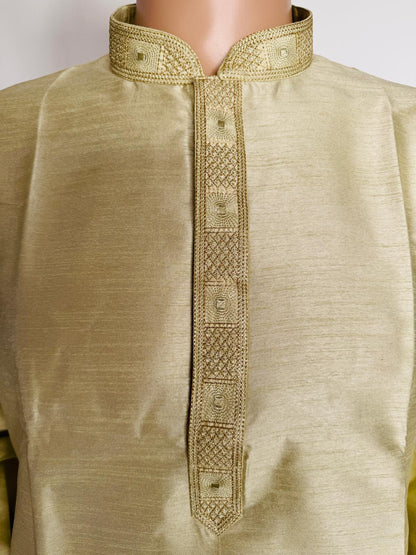 Silk Radiance - Harvest Gold Silk Radiance Kurta Set
