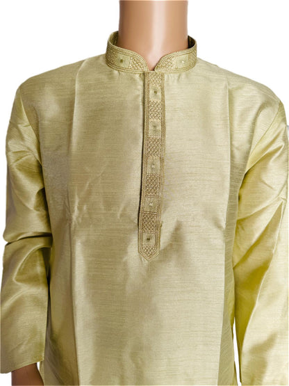 Silk Radiance - Harvest Gold Silk Radiance Kurta Set
