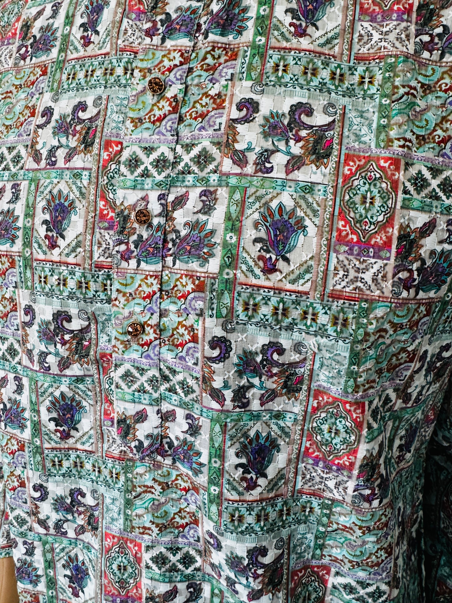 The Heritage Lattice – Cotton Blend Kurta Set