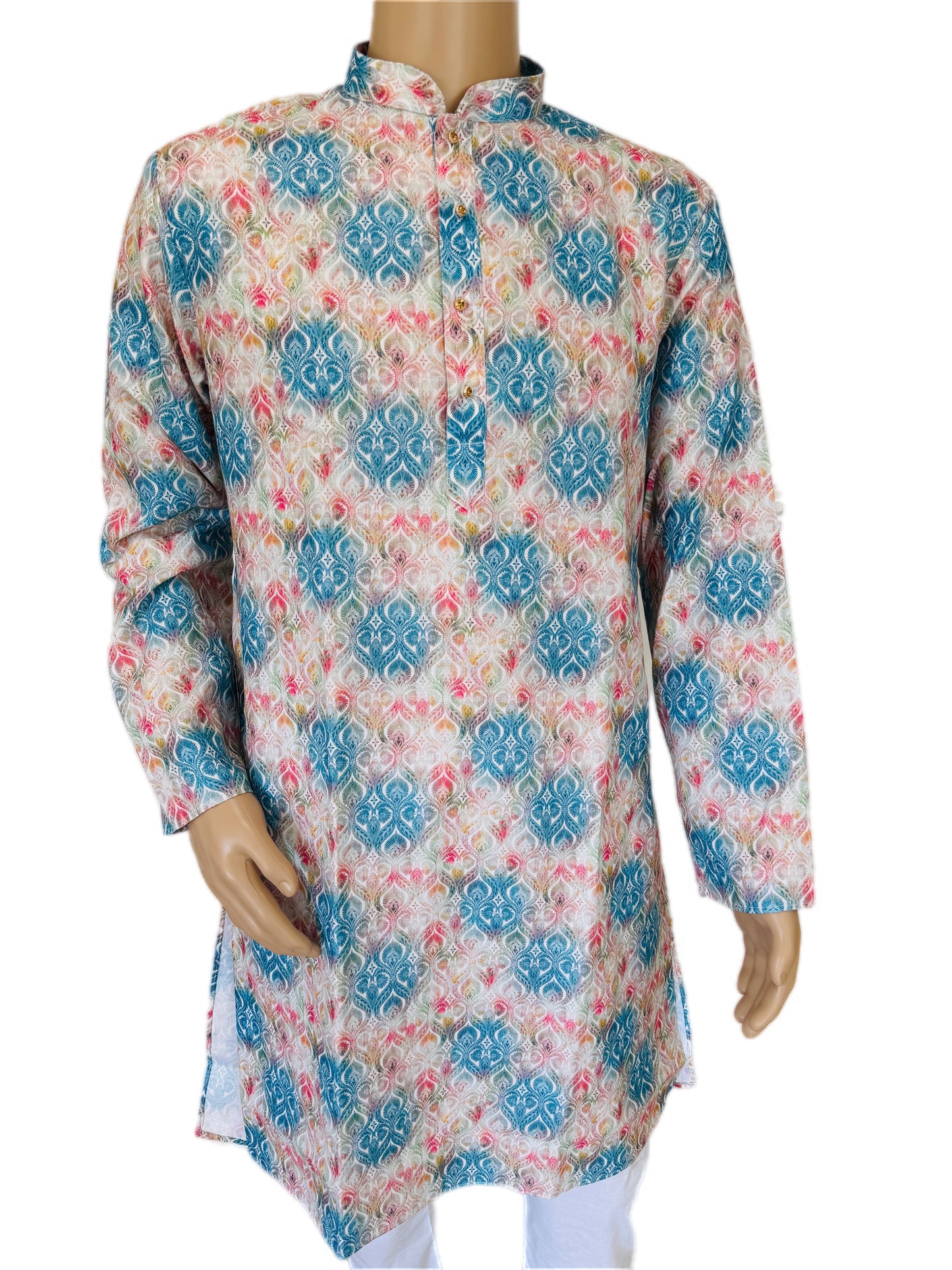 The Indigo Mosaic – Super Soft Malai Cotton Kurta Set