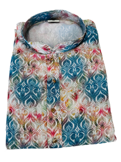 The Indigo Mosaic – Super Soft Malai Cotton Kurta Set