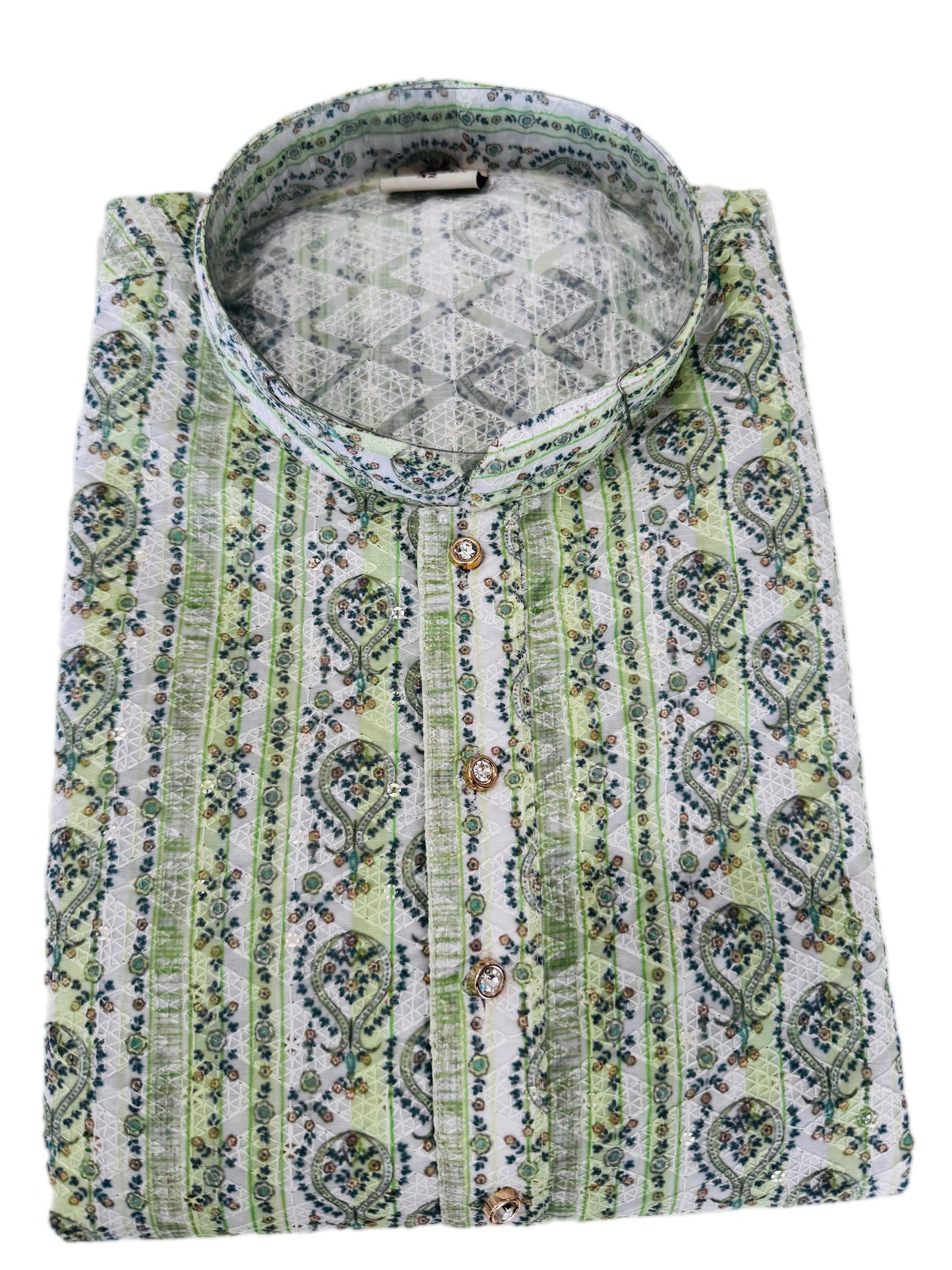 The Ivory Empire – Premium Jacquard Kurta