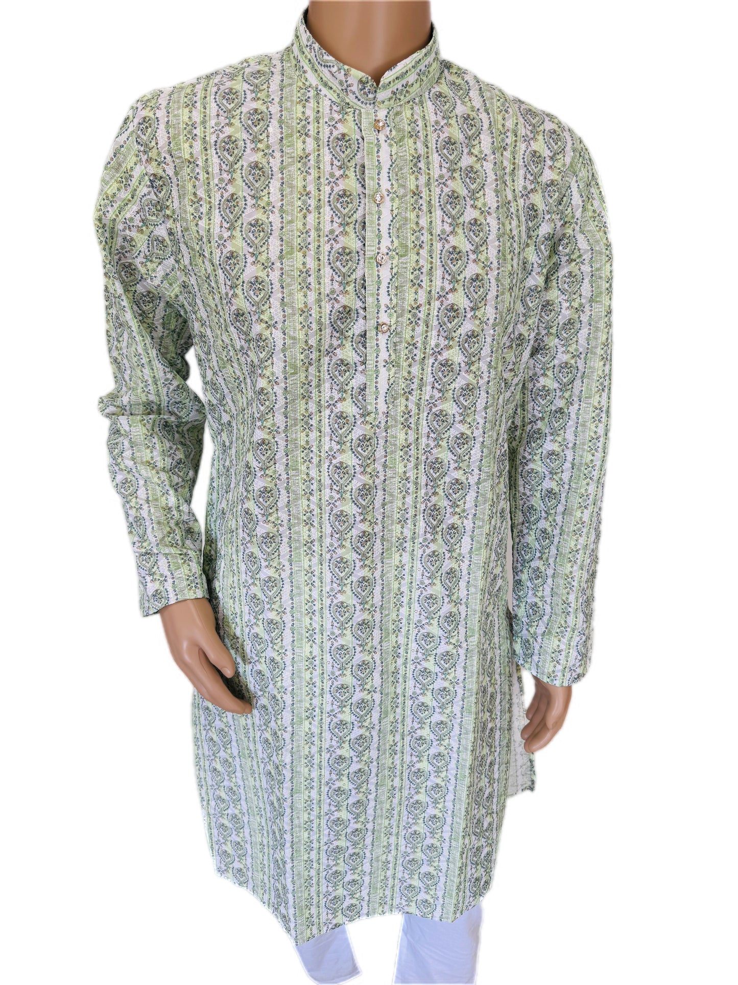 The Ivory Empire – Premium Jacquard Kurta