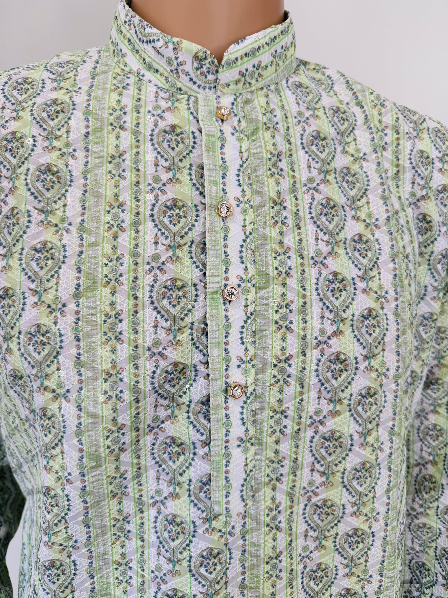 The Ivory Empire – Premium Jacquard Kurta