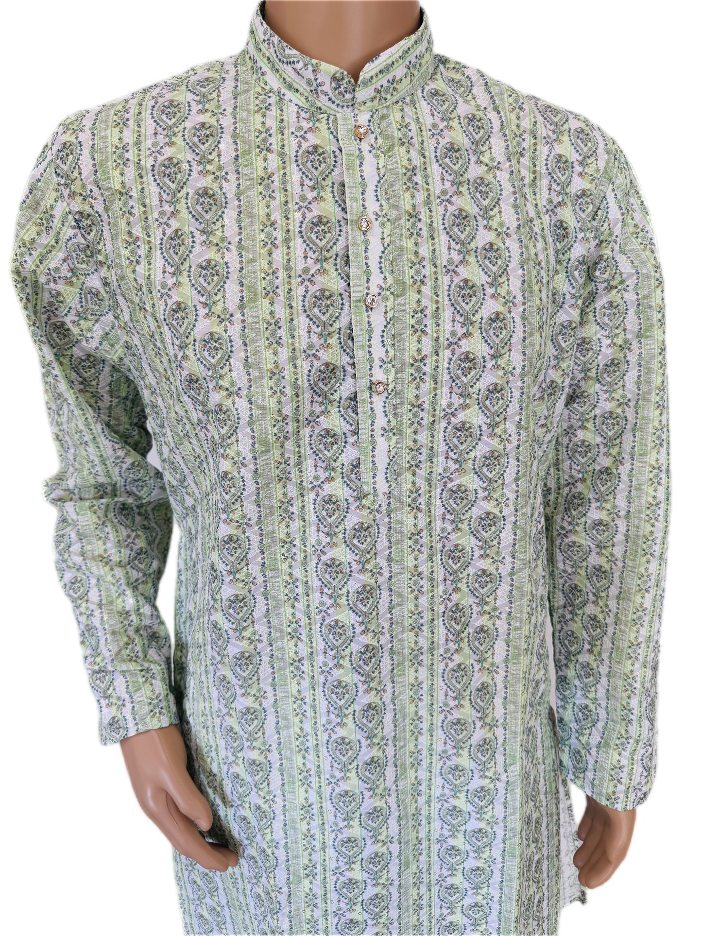 The Ivory Empire – Premium Jacquard Kurta