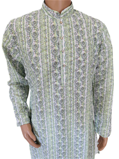 The Ivory Empire – Premium Jacquard Kurta