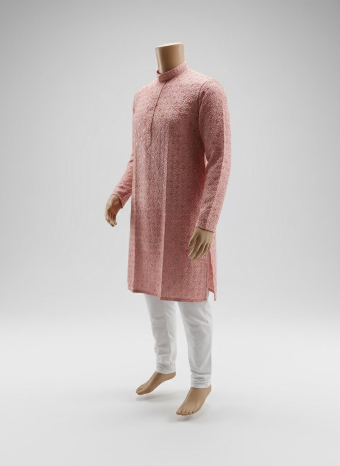 The Serene Sequin – Rose Pink Kurta Set