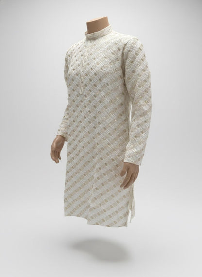 The Serene Sequin – Cream Ivory Kurta Set