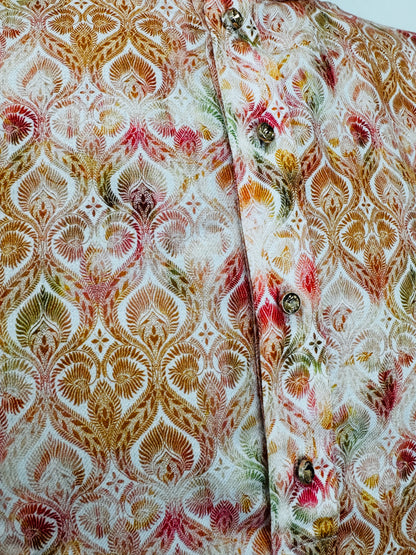 The Marigold Mosaic – Super Soft Malai Cotton Kurta Set