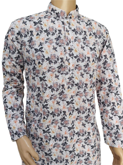 The Midnight Blossom – Kurta Set