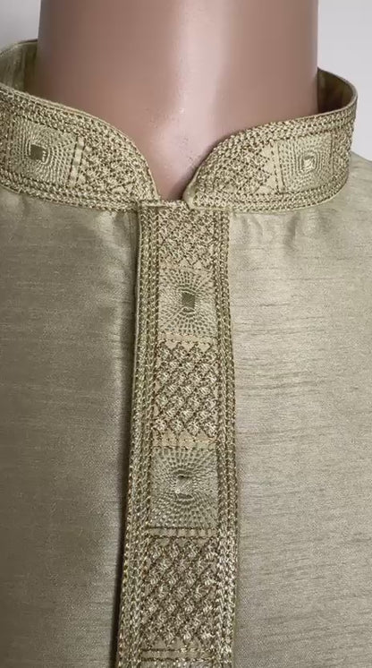 Silk Radiance - Harvest Gold Silk Radiance Kurta Set