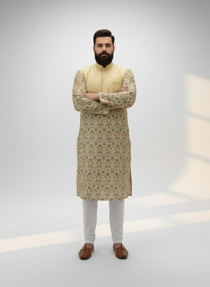 The Regency Scroll Kurta Set