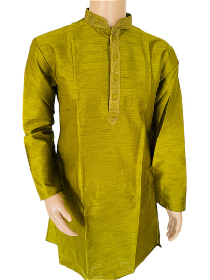 Silk Radiance – Emerald Forest Kurta Set