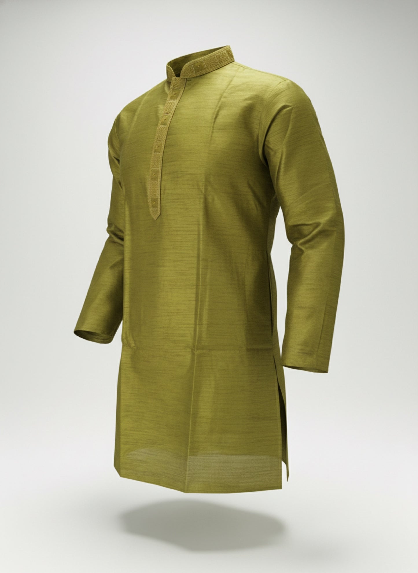 Silk Radiance – Emerald Forest Kurta Set