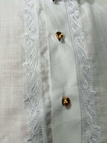 The Zen Minimalist – Pristine White Cotton Kurta Set